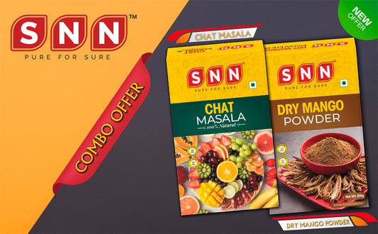SNN Chat Masala & Dry Mango Powder - 100g each - SNN Foods
