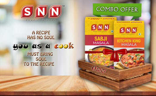 SNN Kitchen King Masala & Sabji Masala Combo - Each pack 100g - SNN Foods