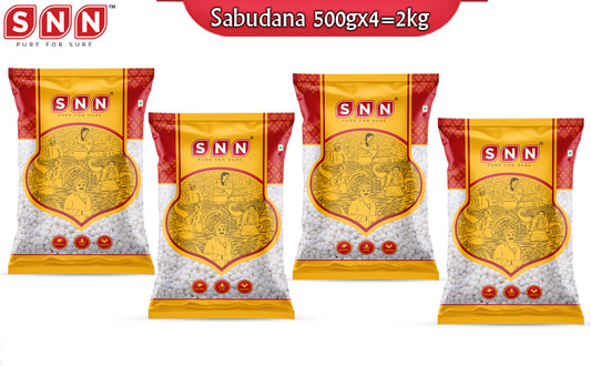 SNN Sabudana pack of 4 - 500g each - SNN Foods