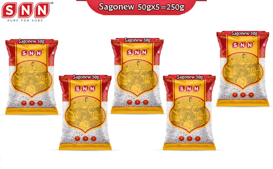 SNN Sabudana pack of 5 - 50g each - SNN Foods