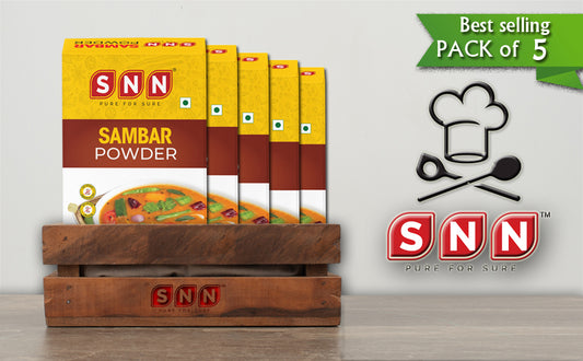 SNN Sambar Powder Pack of 5 - 100g each - SNN Foods
