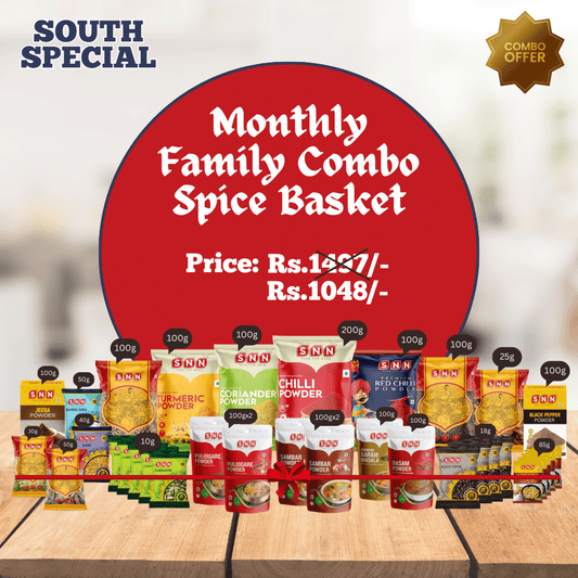 SNN Monthly Combo Spice Basket for South - SNN Foods