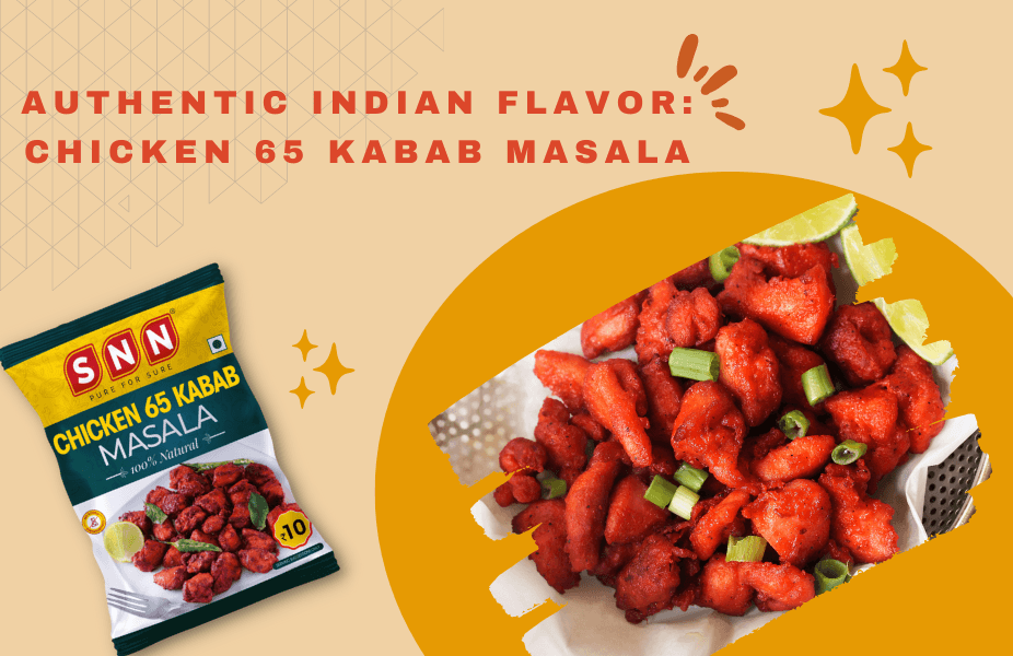 Authentic Indian Flavor: Chicken 65 Kabab Masala