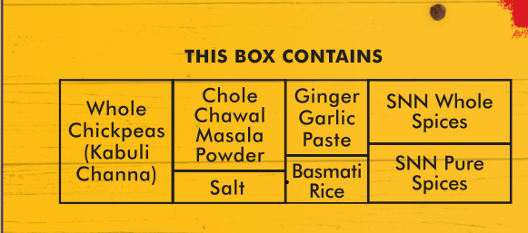Chole Chawal Kit - SNN Foods