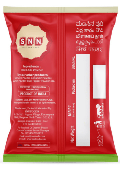 Buy Premium Chilli Powder from SNN Foods - Spice Up Your Meals!