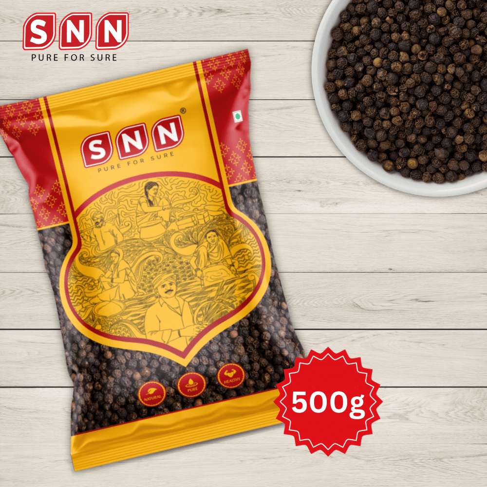 black pepper powder packet