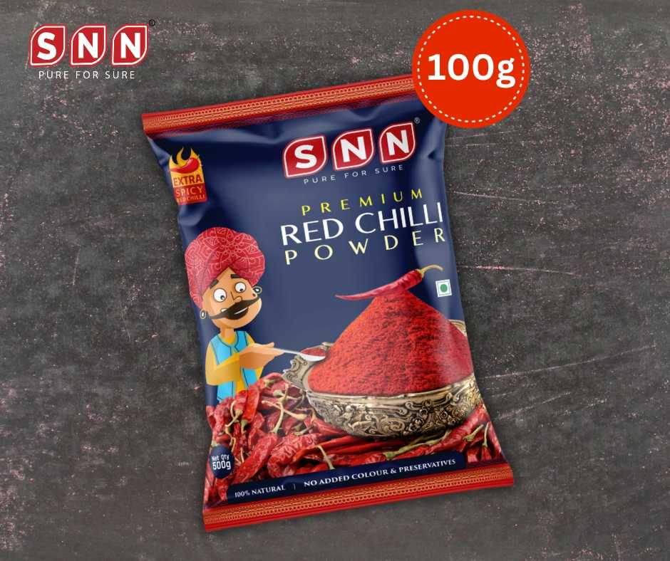 SNN Chilli Powder 200g & SNN Premium Red Chilli Powder 100g Combo - SNN Foods