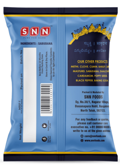 Sabudana 10rs Pack (Set of 10) - SNN Foods
