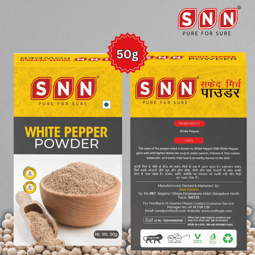 White Pepper Powder - SNN Foods