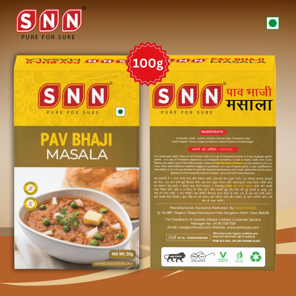 Pav Bhaji Masala - SNN Foods