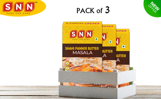 SNN Shahi Paneer Butter Masala Pack of 3 - 100g each - SNN Foods