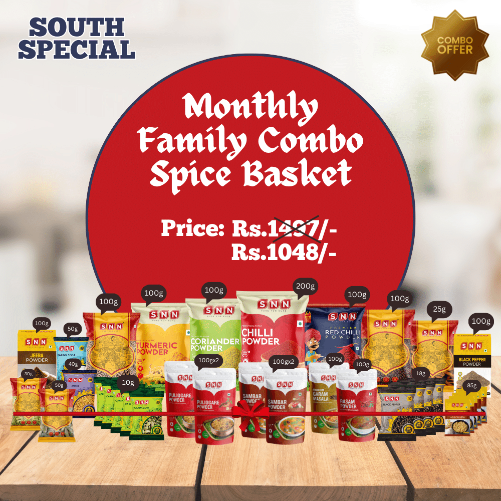 SNN Monthly Combo Spice Basket for South - SNN Foods