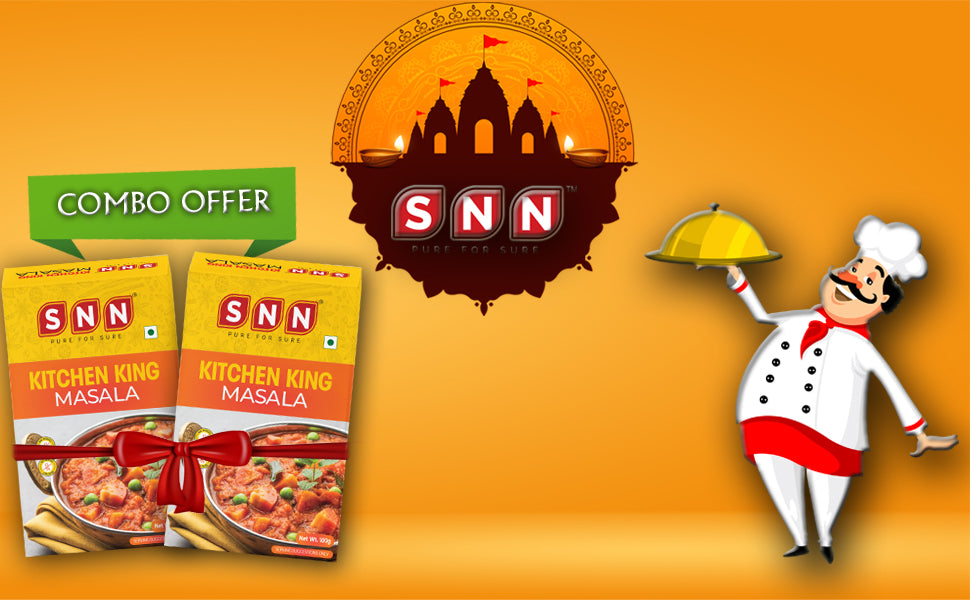 SNN Kitchen King Masala Pack of 2 - Each pack 100g - SNN Foods